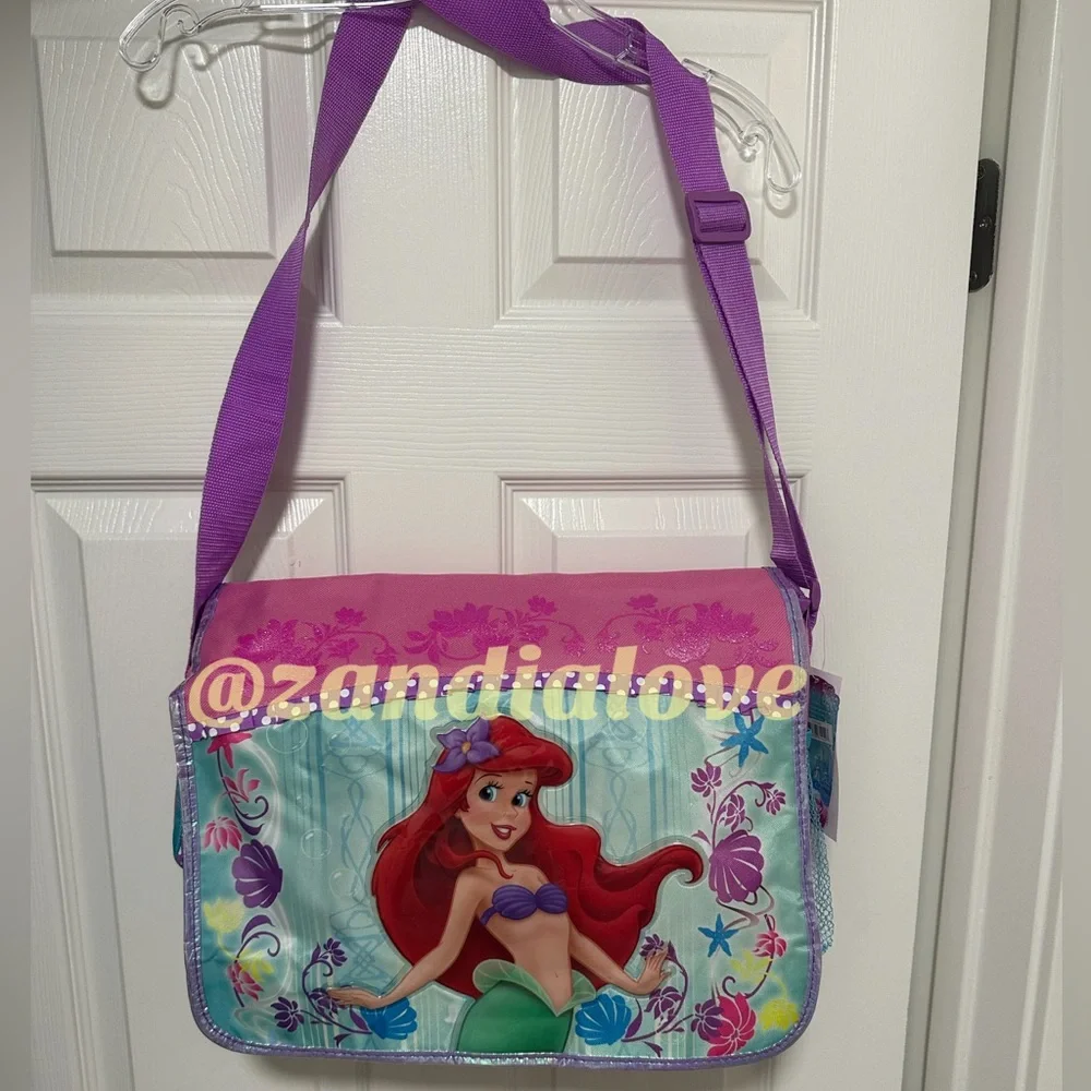 Y2K Disney Little Mermaid Messenger Bag 16”W 12”H NEW